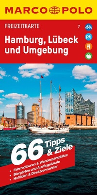 Abbildung von: MARCO POLO Freizeitkarte 7 Hamburg, Lübeck und Umgebung 1:100.000 - MARCO POLO ein Imprint von MAIRDUMONT