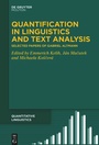 Cover: Quantification in Linguistics and Text Analysis - De Gruyter Mouton