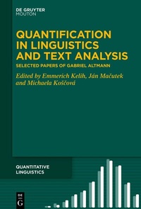 Abbildung von: Quantification in Linguistics and Text Analysis - De Gruyter Mouton