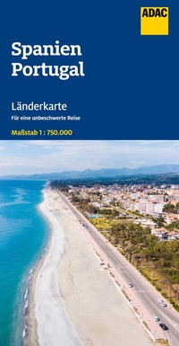 Abbildung von: ADAC Länderkarte Spanien, Portugal 1:750.000 - ADAC Kartografie ein Imprint von MAIRDUMONT