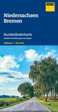 Abbildung von: ADAC Bundesländerkarte Deutschland 03 Niedersachsen, Bremen 1:300.000 - ADAC Kartografie ein Imprint von MAIRDUMONT