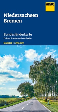 Abbildung von: ADAC Bundesländerkarte Deutschland 03 Niedersachsen, Bremen 1:300.000 - ADAC Kartografie ein Imprint von MAIRDUMONT