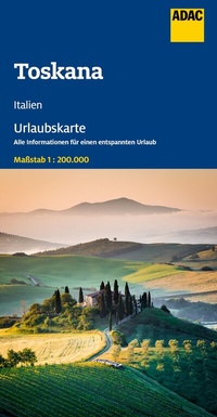 Abbildung von: ADAC Urlaubskarte Toskana 1:200.000 - ADAC Kartografie ein Imprint von MAIRDUMONT