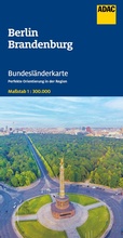 Abbildung von: ADAC Bundesländerkarte Deutschland 05 Berlin, Brandenburg 1:300.000 - ADAC Kartografie ein Imprint von MAIRDUMONT