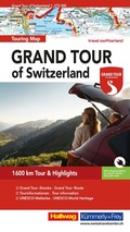 Bild: Hallwag Strassenkarte Grand Tour of Switzerland Map 1:275.000 - Hallwag Kümmerly+Frey