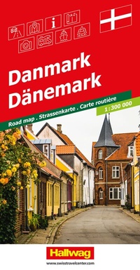 Abbildung von: Hallwag Strassenkarte Dänemark 1:300.000 - Hallwag Kümmerly+Frey