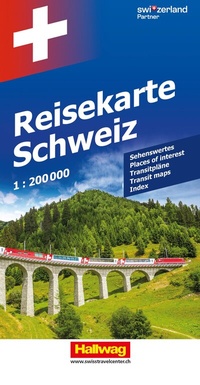 Abbildung von: Hallwag Strassenkarte Reisekarte Schweiz 1:200.000 - Hallwag Kümmerly+Frey