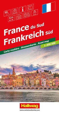 Abbildung von: Hallwag Strassenkarte Frankreich Süd 1:600.000 - Hallwag Kümmerly+Frey