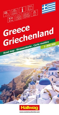 Abbildung von: Hallwag Strassenkarte Griechenland 1:800.000 - Hallwag Kümmerly+Frey