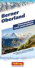 Abbildung von: Hallwag Panoramakarte Berner Oberland - Hallwag Kümmerly+Frey