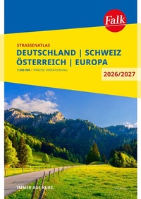 Abbildung von: Falk Straßenatlas 2026/2027 Deutschland, Schweiz, Österreich 1:300.000 - Falk ein Imprint von MAIRDUMONT