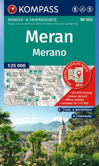 Abbildung von: KOMPASS Wanderkarte 053 Meran / Merano 1:25.000 - KOMPASS-Karten