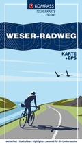 Abbildung von: KOMPASS Fahrrad-Tourenkarte Weser-Radweg 1:50.000 - KOMPASS-Karten