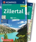 Cover: KOMPASS Wanderf&uuml;hrer Zillertal, 55 Touren mit Extra-Tourenkarte - KOMPASS-Karten