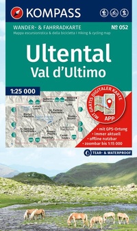 Abbildung von: KOMPASS Wanderkarte 052 Ultental / Val d'Ultimo 1:25.000 - KOMPASS-Karten