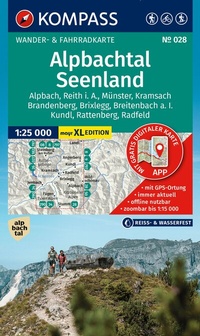 Abbildung von: KOMPASS Wanderkarte 028 Alpbachtal, Seenland 1:25.000 - KOMPASS-Karten