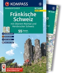Abbildung von: KOMPASS Wanderführer Fränkische Schweiz mit Oberem Maintal und Hersbrucker Schweiz, 55 Touren mit Extra-Tourenkarte - KOMPASS-Karten
