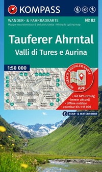 Abbildung von: KOMPASS Wanderkarte 82 Tauferer Ahrntal / Valle di Tures e Aurina 1:50.000 - KOMPASS-Karten