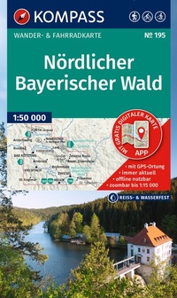 Abbildung von: KOMPASS Wanderkarte 195 Nördlicher Bayerischer Wald 1:50.000 - KOMPASS-Karten