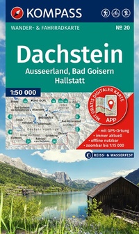 Abbildung von: KOMPASS Wanderkarte 20 Dachstein, Ausseerland, Bad Goisern, Hallstatt 1:50.000 - KOMPASS-Karten