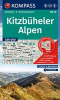 Abbildung von: KOMPASS Wanderkarte 29 Kitzbüheler Alpen 1:50.000 - KOMPASS-Karten