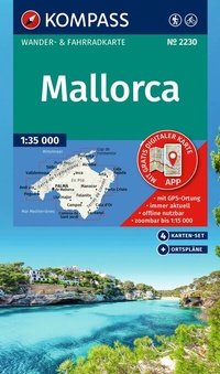 Abbildung von: KOMPASS Wanderkarten-Set 2230 Mallorca (4 Karten) 1:35.000 - KOMPASS-Karten
