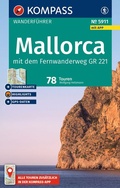 Cover: KOMPASS Wanderf&uuml;hrer Mallorca, 78 Touren mit Extra-Tourenkarte - KOMPASS-Karten