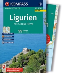 Abbildung von: KOMPASS Wanderführer Ligurien mit Cinque Terre, 50 Touren mit Extra-Tourenkarte - KOMPASS-Karten