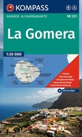 Cover: KOMPASS Wanderkarte 231 La Gomera 1:30.000 - KOMPASS-Karten