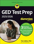 Cover: GED Test Prep 2025/2026 For Dummies - Wiley