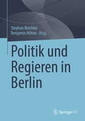 Cover: Politik und Regieren in Berlin - Springer VS