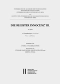 Cover: Die Register Innocenz' III., 16. Band - Verlag der &ouml;sterreichischen Akademie der Wissenschaften