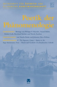 Abbildung von: Zeitschrift für Ästhetik und Allgemeine Kunstwissenschaft - Meiner