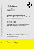 Cover: GI Edition Proceedings Band 355 "BIOSIG 2024" - K&ouml;llen
