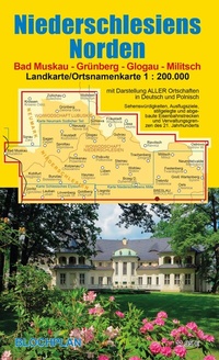 Abbildung von: Landkarte Niederschlesiens Norden - BLOCHPLAN