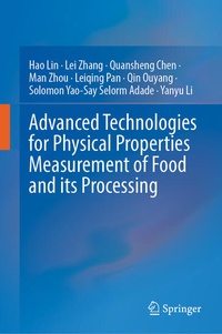 Enlarge image Cover: Advanced Technologies for Physical Properties Measurement of Food and its Processing - Springer Nature Switzerland AG