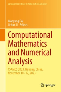 Enlarge image Cover: Computational Mathematics and Numerical Analysis - Springer Nature Switzerland AG