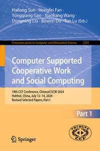 Enlarge image Cover: Computer Supported Cooperative Work and Social Computing - Springer