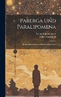 Cover: Parerga Und Paralipomena - Legare Street Press