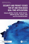 Cover: Security and Privacy Issues for IoT and WSN-based Real-time Applications - Chapman & Hall/CRC