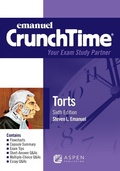 Cover: Emanuel CrunchTime for Torts - Aspen Publishing