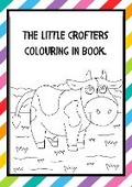 Cover: The little Crofters colouring in book - BookVAULT Publishing