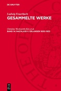 Cover: Nachla&szlig; II. Erlangen 1830-1832 - De Gruyter