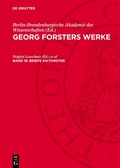 Cover: Briefe an Forster - De Gruyter