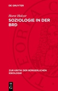 Cover: Soziologie in der BRD - De Gruyter