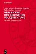 Cover: Geschichte der deutschen Volksdichtung - De Gruyter