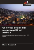 Cover: Gli effetti sociali dei megaprogetti ad Amman - International Book Market Service Ltd