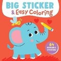 Cover: Big Sticker & Easy Coloring (Elephant) - Yoyo Books