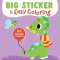 Cover: Big Sticker & Easy Coloring (Dinosaur) - Yoyo Books