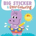 Cover: Big Sticker & Easy Coloring (Hippo) - Yoyo Books